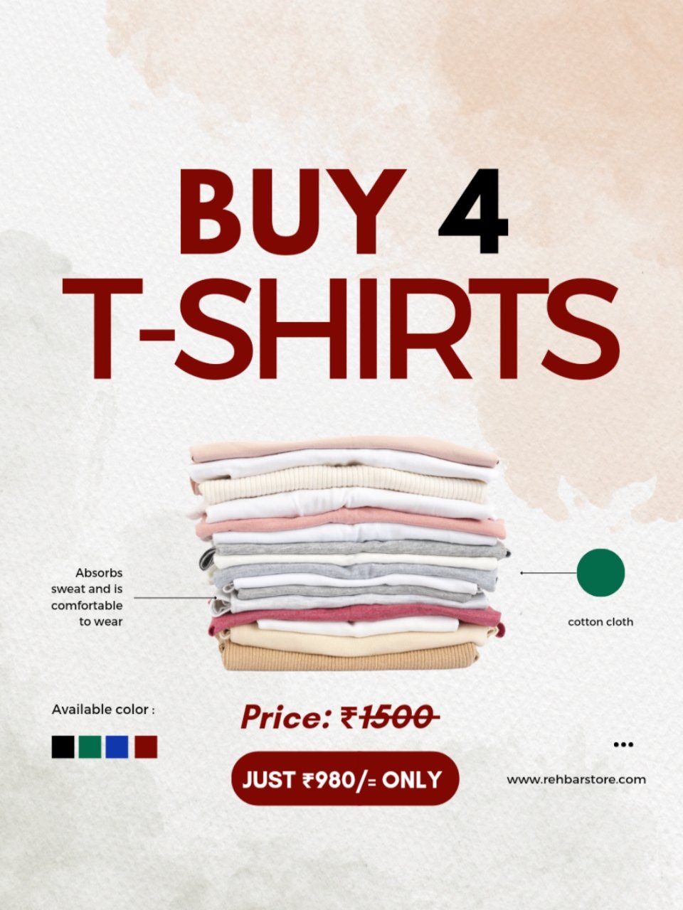 Premium Cotton Plain T-Shirts